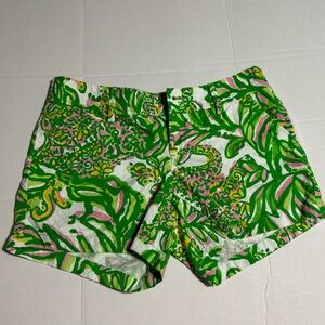 Green Lily Pulitzer Callahan shorts